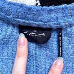 Urban Outfitters Blue Jojo Thermal Waffle Knit Cardigan Photo 1