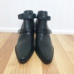 Naturalizer SOUL  Matcha Black Western‎ Ankle Boot Bootie Chunky Heel Size 11 New Photo 2