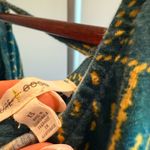 Teal and Yellow Patterned Sleeveless Dress Blue Size XS Photo 5