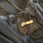 House Of CB NWOT   Katarina Black Corset Lace Mesh Long Sleeve Gown Sz XS Photo 5