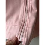 Jones New York  Sz M Peach Full Zip Pocket Drawstring Long Sleeve Hoodie Top Jack Photo 5