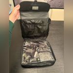 NWOT Mary Kay Black Striped Cosmetic Case Makeup Bag Travel Toiletry Bag Photo 2