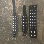 3 PCs Gothic PU leather Spiked Studded Bracelets Photo 2