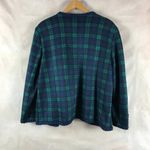 Alfred Dunner Vintage  plaid knit blazer Jacket 14 Photo 2