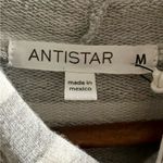 Antistar NWT Women’s  Gray and white beach cover up with a hood Size Medium Photo 2