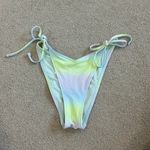 Aerie NWT  Cheeky Low-Rise Bikini Bottoms Pastel Tie Dye Swimsuit Beach Size S Photo 2