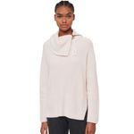 ALLSAINTS Kadine Funnel Roll Neck Sweater Hush Pink Small Photo 5