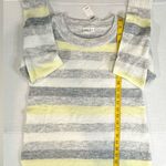Gap Tunic Boat Neck Multicolored Long Sleeve Lightweight Striped Sweater XS New Photo 4