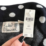 Anthropologie NWT  Field & Flower Polka Dot Wool Sweater Coat Black Petite Medium Photo 11