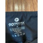 90 degrees by reflex black cropped mesh panel legging with pockets Size M Photo 6