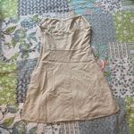Cotton Candy LA Strapless Linen Mini Dress Photo 4