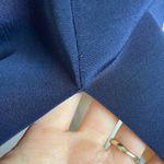 Vintage Niteline Della Roufogali Cocktail Dress Navy Blue Lace Photo 10