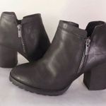 Lucky Brand Black Leather Ankle Boots Photo 9