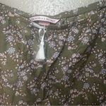 Victoria's Secret Victoria secret green floral draw string pajama shorts Photo 3