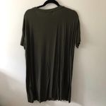 Urban Outfitters Olive Green T-Shirt Dress Photo 6
