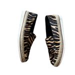 Kenneth Cole NEW  Jaxx CALF HAIR LEATHER ZEBRA PRINT SLIP ON MULE FLAT Photo 3