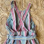 frame denim Frame Linen Striped Romper NEW Size Small Photo 9