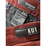 Kut From The Kloth Womens Jeans Red Size 12 BOYFRIEND Catherine Corduroy Blend Photo 6