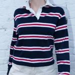 Brandy Melville  jondy polo striped long sleeve Photo 0