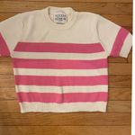 Alexia Admor NWOT  SAYLOR top pink and white striped size XL women's‎ Photo 2