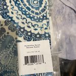 Elegant Paisley Women's Pants White Size M Photo 1