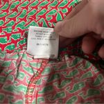 Vineyard Vines Red Green Whale Print PJ’s Bottom; Medium Photo 2