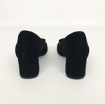 Cole Haan GRAND. OS Signature Suede Kilt Fringe Pumps in Black | Size 6 Photo 7