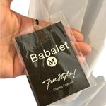 White Ruffle Sleeve Tank Size M Photo 3