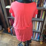 Venus Lascana for coral pink M/L drawstring waist knit coverup Photo 1