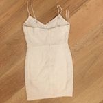 ZARA Textured White Bridal Mini Dress M S Photo 2