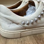 Frye  Ivy Deco Stud White Leather Sneakers 8.5 Photo 6