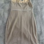 Lulus  Sparkly Mini Dress Beige Photo 1