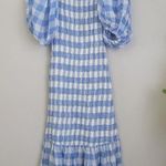 Sundress Pepita Gingham Smocked Dress Size undefined Photo 0