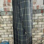 suit plaid black gold boxy 1980s Size 12 Photo 7