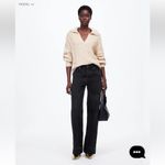 Madewell  Low Slung Baggy Jeans Black Size 26 Photo 5