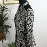 Dance & Marvel Women Top M Long Sleeve Button Up Collared Y2K Dark Academia Photo 4