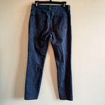 NYDJ Womens Leggings Size 6 Blue Animal Print Skinny Leg 5 Pockets Jeggings Photo 3