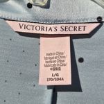 Victoria's Secret  Blazer Satin L Polka Dots Blue Slouchy Oversized Photo 4