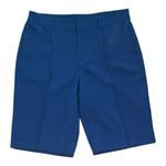 Anthropologie MAEVE Slim Long Pleated Shorts Navy Size 8 NEW Photo 3