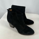 Aquatalia  Perforated Suede Bootie in Black Size 8.5‎ Photo 1