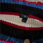 Timing Red and Blue Striped Tube Top Photo 1