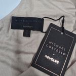 Michael Costello x REVOLVE Jada Mini Dress in Beige XS Photo 9