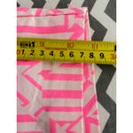 J.Crew Hot Pink & Cream Geometric Print Dress Shorts Size 2 Photo 1