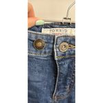 Torrid  Jeans Womens 12S Blue Perfect Skinny Ankle Mid Rise Distressed Stretch Photo 2