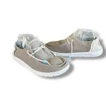 Hey Dude  Wendy Natural Rosemary canvas loafers Women’s casual size 9 Photo 1