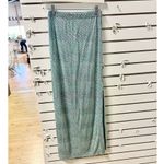 Joie  Filya Leaf Print Pull On High Waisted Slit Maxi Skirt Teal Turquoise XXS Photo 1