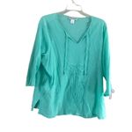 Cathy Daniels Cathy Daniel Size 3X Mint Green Blouse Photo 4