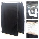 Bebe  Asymmetrical‎ Black Skirt Photo 1