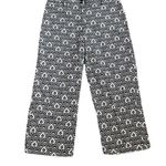 Worthington EUC Black White Print Wide Leg Cropped Pants Sz 8 Photo 0