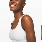 Lululemon  Energy Bra *Long Line Texture White Photo 1